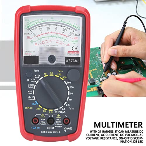 Multimetar, KT7244L multimeter multifunkcijski ručni viška osjetljivost prenosiv sa baterijom od 9 V 6F22 za izmjeničnu naponu za