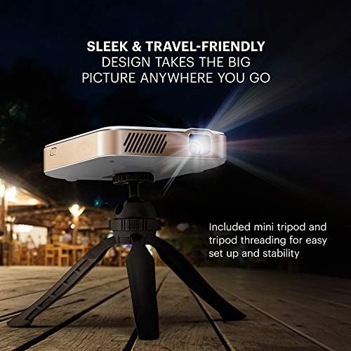 KODAK Luma 450 prijenosni Full HD Smart projektor | Wi-Fi, Bluetooth, HDMI & USB kompatibilni Mini Kućni bioskop sistem do 150 | 1080p