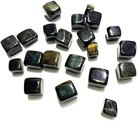 Seewoode AG216 100g Natural Cube Blue Tiger Stones oka Kristalno šljunak minerali Prirodni kamenje i mineralni poklon