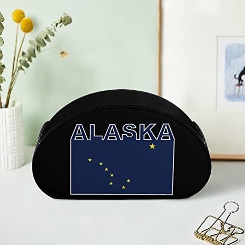 Državna zastava Alaskas daljinski upravljač sa 5 odjeljaka TV daljinski organizator kutija za pohranu za skladištenje medija igrača