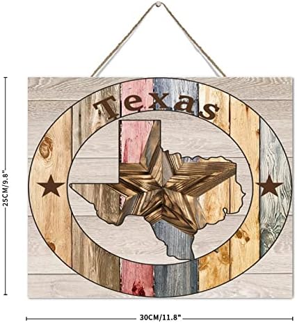AutRavelco Texas Lone Star Početna stranica Rezultati drva Nasilni dekor Drveni plak Potpisiva Custom Texas Love Cowgirl Cowboy Drvena