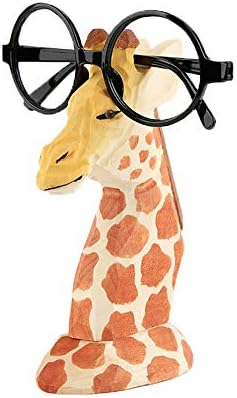 Jianeexsq Creative drva ručno isklesana životinjska držač za obrtni zanat za ruke ručno izrađene žirafe za obrt za uredski stol Poklon