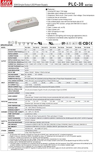 [PowerNex] Dobro znači PLC-30-9 9V 3.3 A 29.7 W sa jednim izlaznim LED napajanjem sa PFC