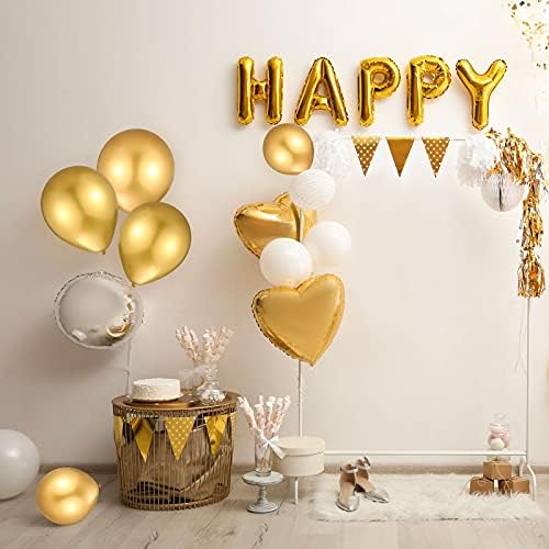 118 kom zlato metalni baloni 18 inčni zlatni baloni 12 inčni 10 inčni 5 inčni zlatni baloni luk za rođendanski zabava Vjenčanje diplomski
