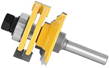 Jrenbox ruter bitovi 1pc 8mm 12mm 1/2 Staklena vrata i stile reverzibilni ruter bit za glodanje za glodanje za drvene alatne bitove