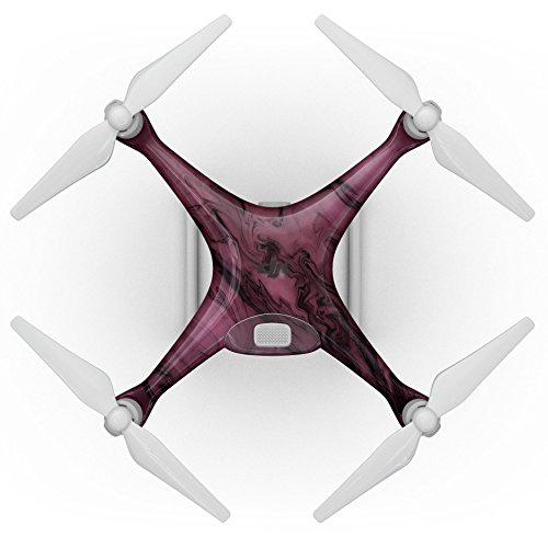 Dizajn Skinz Dizajn Skinz Black & Pink Marble Swirl V1 Full-Body Wrap Decal Skit-Kit kompatibilan sa Drone Dji Phantom 4 Pro
