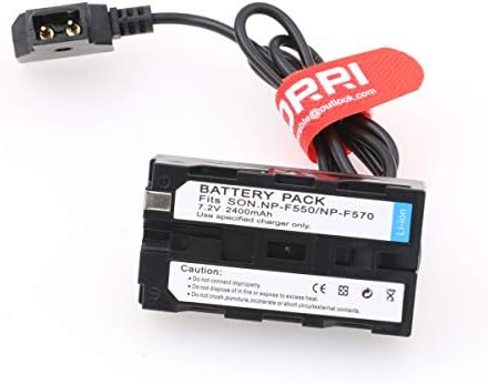 DRRI NP-F DUMMY baterija DC spojnik DTAP adapter kabel za Sony NP-F990 NP-F970 F960 F770 F750 F550