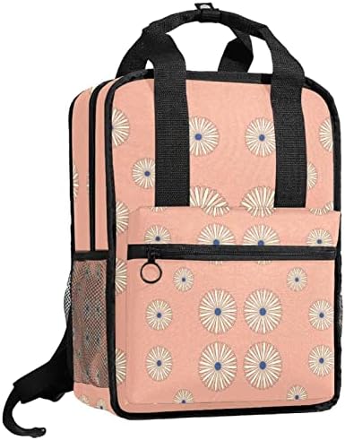Tbouobt putni ruksak lagani laptop Ležerni ruksak za žene Muškarci, Daisy Vintage Cvijet