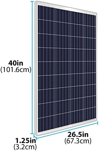 100w solarni Panel 12v Poly punjač za baterije za Acopower Panel - 2 Pakovanje