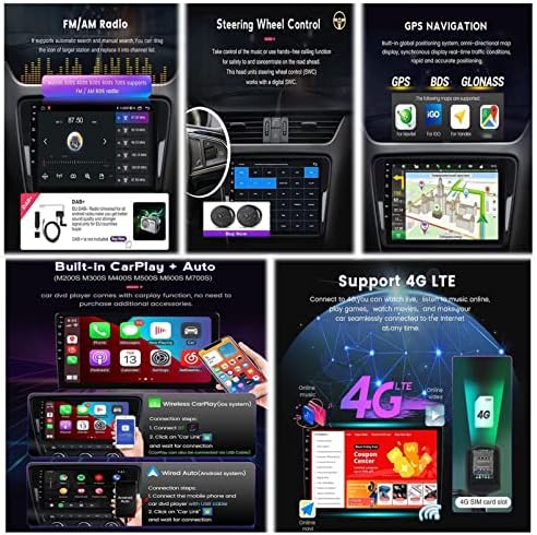 10-inčni automobil stereo Android autoradio za VW Passat B7 2011-2015 Auto multimedijski igrač podržava DSP FM RDS Carplay Dab + USB