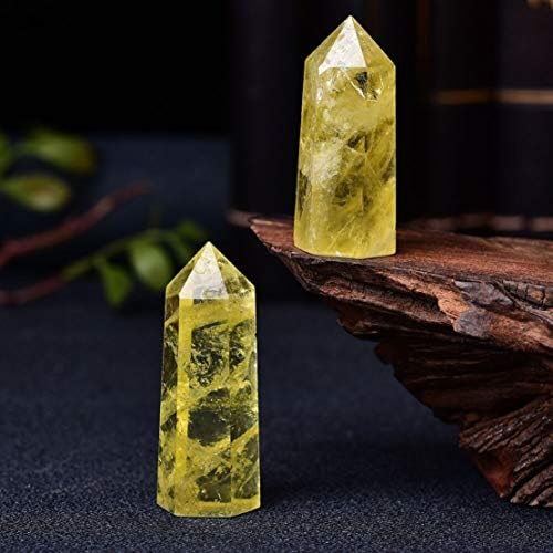Žuti citrinski oplisk toranj zacjeljivanje kristalnih bodova od strane markajewelry
