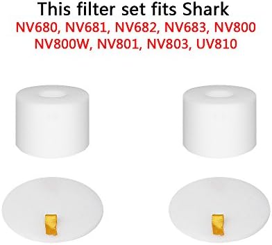 Colorfullife filteri za Shark Rotator DuoClean pogon Lift Away speed Vacuum Nv680, NV681, NV682, NV683, NV800, NV801, NV803, UV810,