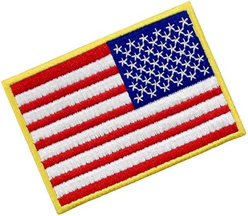 Reverzna američka zastava zastava vezena taktička SAD Applique Sjedinjene Države Vojno gvožđe na šivanju grbeva