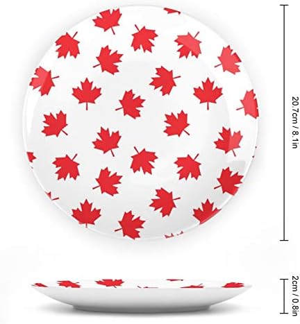 Kanada javorov lisnarcerkerokratska dekorativna ploča sa šarkom Custom Bone Kina Kućna ploča za kućnu dnevnu sobu Kuhinja