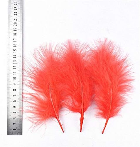 Zamihalaa 20pcs/Lot Razno crveno perje Rooster guska fazan perje za zanat nakit Izrada Peacock noja perje Plumas perja-15 - 20cm 6-8inch