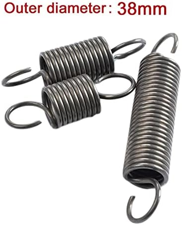 Ambayz metalna napetost REPREAC 1PCS zategnute prečnik žice 3,5 mm Vanjski prečnik 38 mm Dužina 100mm-500mm 65mn Čelični materijal