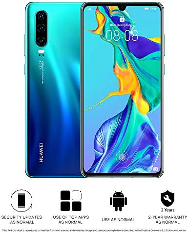 Huawei P30 Single-SIM 128GB ELE-L09 Tvornički otključani 4G / LTE pametni telefon - međunarodna verzija