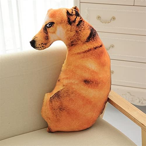 Uongfi Slatka simulacija plišana igračka 3D štampanje punjene životinjske pse plišani jastuk punjeni crtani jastuk dječje lutke home