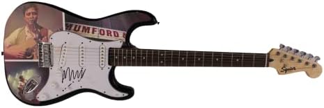 Marcus Mumford potpisan autogram pune veličine Custom Jedno od vrste 1/1 Fender Stratocaster Električna gitara W / James Spence JSA