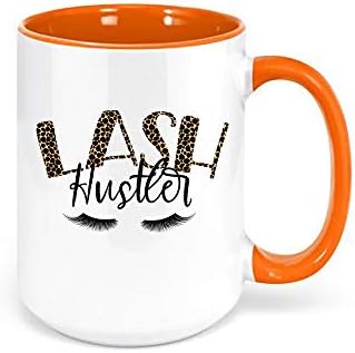 LASH Hustler / Ženska šolica za kavu / sublimirani dizajn / poklon za nju