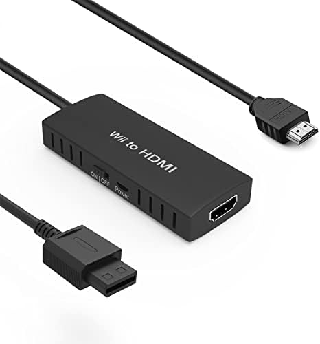 Wii U HDMI konverter Wii U hdmi Adapter HDMI kabl za Nintendo Wii i u tip. Pretvorite izvorne 1080p / 720p Ypbpr signale sa Wii U