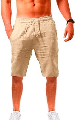 ADSSDQ Hlače Muškarci, Muške modne kratke hlače Ležerne prilike ravne pune boje u boji sa džepom Muške kratke hlače