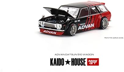 Datsun 510 Pro Street Wagon Advan Yokohama Kaido House 1/64 Diecast Model automobila prave skale minijature KHMG033
