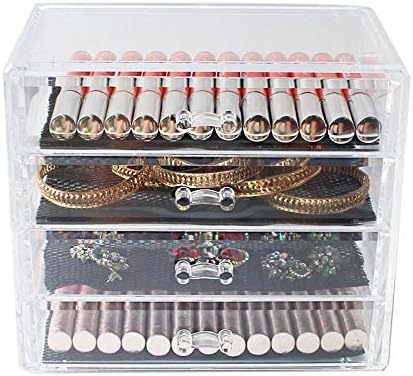 Anncus Četveroslojna kutija za odlaganje ladica prozirna akrilna kutija za odlaganje nakit kozmetika skladište završna kutija Organizator