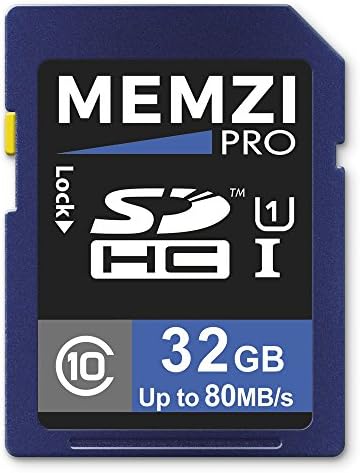 MEMZI PRO 32GB Klasa 10 80MB/s SDHC memorijska kartica za Panasonic HC-VX989, HC-VX981, HC-VX981K, HC-VX980, HC-VX980M, HC-VX878,