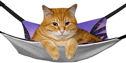 Čamac za kućne ljubimce za Zalazak sunca mačka spavaći krevet sa podesivim kaiševima i metalnim kukama 16,9 x13