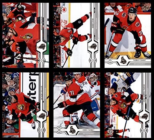 2019-20 Gornja paluba Ottawa Senators Team Set Ottawa Senators-Hockey NM / MT Senators-Hokej
