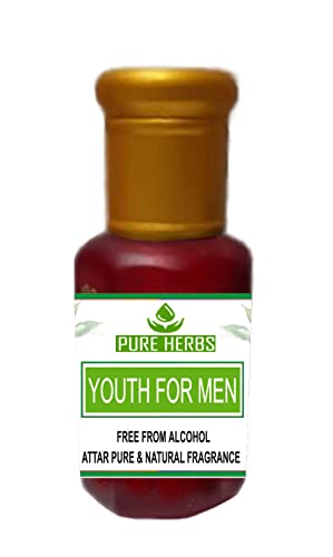 Pure bilje mladih za muškarce ATTAR bez alkohola za Unisex, pogodan za prilike, stranke & svakodnevno koristi 50ml