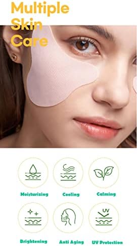 Zeesoon Sun & amp; Golf Patch Under Eye & amp; Cheek Ultraviolet Protection Sunscreen Silicon Gel flasteri, UVA UVB Shield Sun face