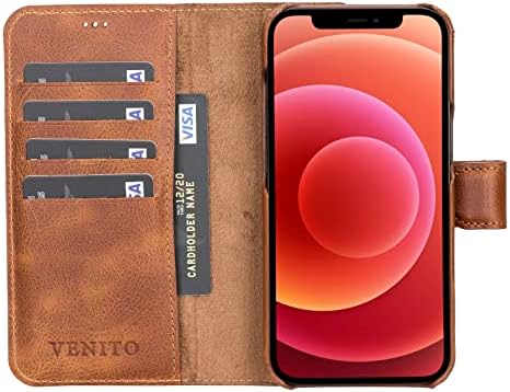 Slučaj Venito Florence kompatibilan sa futrolom za iPhone 14 Pro novčanik iPhone 14 Pro kožna Folio futrola sa RFID magnetnim zatvaračem