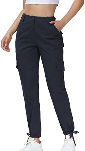 Keusn ženske visokog struka jogger hlače vrećaste pantalone hlače za žene labave jogger teretne hlače Srednja odjeća
