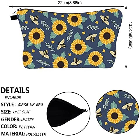 Kozmetički stil za putovanja Ženske stilove Torbe Bee Print Prijenosni šminka torbica Kozmetička torba Samirirajte stvari za ispraznost