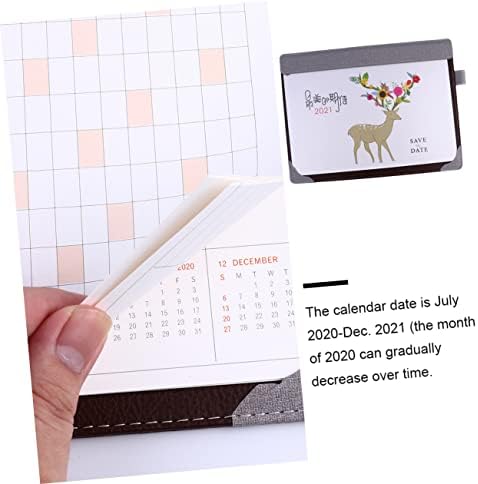 Tofficu 1pc 2021 kalendar 2021 planer mini notepad uredski ukrasi Kalendar Kalendar Kalendar kalendara kalendara Kalendar Kalendar