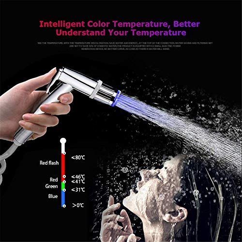 3-gradijent osjetljiv na temperaturu LED svjetlo kuhinjska slavina za kupatilo vodena tuš glava djeca peru ruke više LED slavina aerator