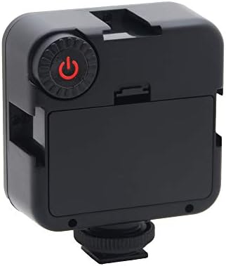 Fotga Mini 49-LED video lampica vruće cipele 6000K Stepless Dimmer za DSLR kameru kameru DV, slaganja