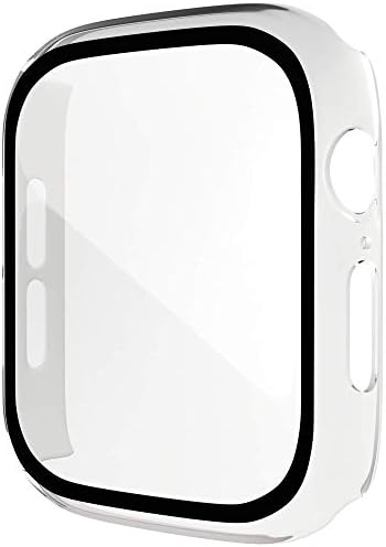 [2 paket] Kompatibilni sa Apple Watch-om 44mm futrolom, zaštitnom futrolom odbojnika sa potpunim pokrivanjem sa zaštitnikom zaslona