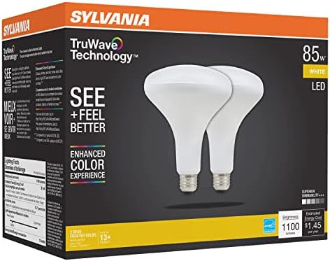 Sylvania LED TruWave prirodna serija BR40 sijalica, 85W ekvivalentno efikasno 12w, 1100 lumena, Srednja baza, zatamnjiva, mat, 3000K,
