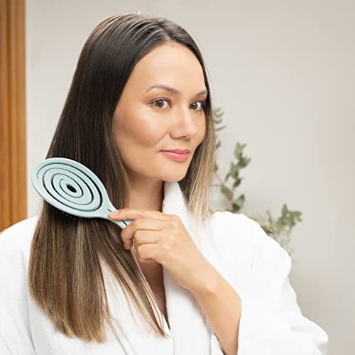 Ninabella organska četka za raspetljavanje kose za žene, muškarce i djecu - ne vuče kosu - četke za ravnanje kose za ravnu, kovrčavu