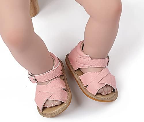 Dječje sandale Toddler Prewalker Girls Cipele Cross Beach Roman Summer Baby Baby Cipele Gumene cipele za dijete