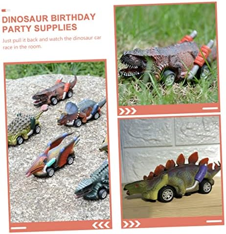 Toyandona 6pcs Dinosaur igračka za djecu Obrazovne igračke dječje igračke dječačke igračke za automobile Kreativno životinjsko stil