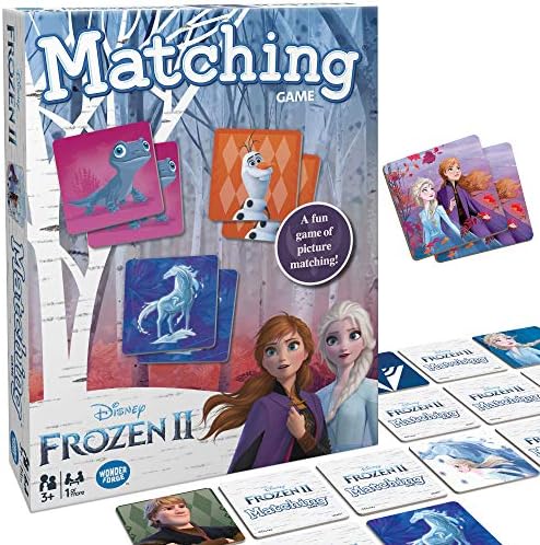 Frozen 2 Matching Game by Wonder Forge | za dječake & djevojčice od 3 do 5 godina | zabavna & brza memorijska igra za djecu | Anna, Elsa, Kristoff, Olaf, Sven i još mnogo toga
