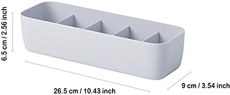 Dbylxmn Grid kutija za čarape plastična kutija za donje gaćice kutija za skladištenje desktop fioka kutija za organizatore može se