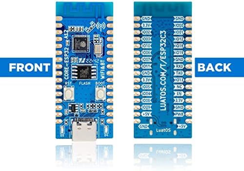 USB C ESP32-C3 ESP32 razvojne ploče sa WiFi, Bluetooth, BLE podrškom, mikrokontroleri sa brzinom do 160MHz, 4MB Blic, 384KB ROM, 400KB sram, Arduino IDE kompatibilni, Set od 2