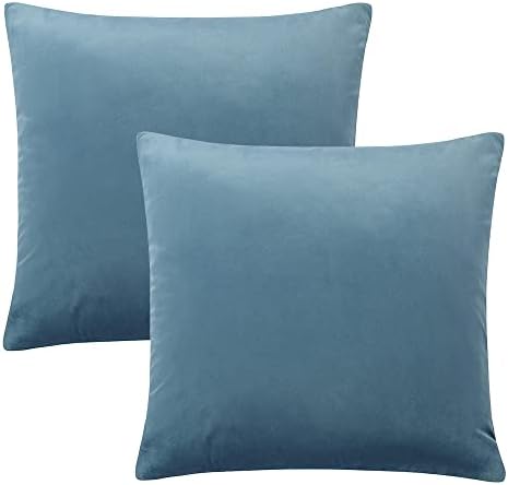 Nokolulu Velvet Dekorativni jastuk za bacanje navlake: kauč na listu za bacanje 18x18 Set od 2 - mekani navlake za akcent za kauč