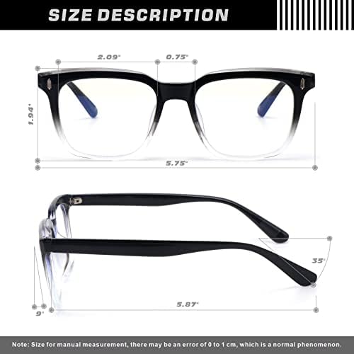 Amorays progresivne multifokalne naočare za čitanje, naočare za blokiranje plavog svjetla za žene i muškarce, pogodne za blizinu