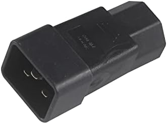 QIUCABLE C20 do C21 Adapter,IEC C20 muški na C21 Ženski Adapter,AC 125V 20a/250V 16a,IEC 60320 C20 do C21 Adapter za utičnicu pretvarača